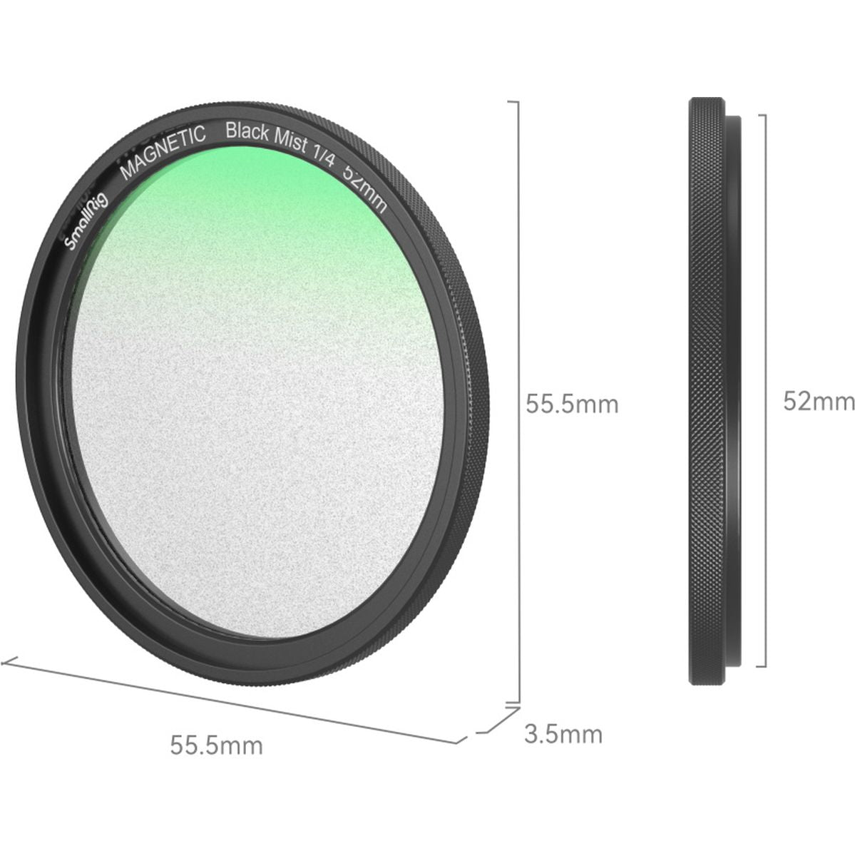 SmallRig 4217 Magease Magnetic 1/4 Effect Black Mist Filter