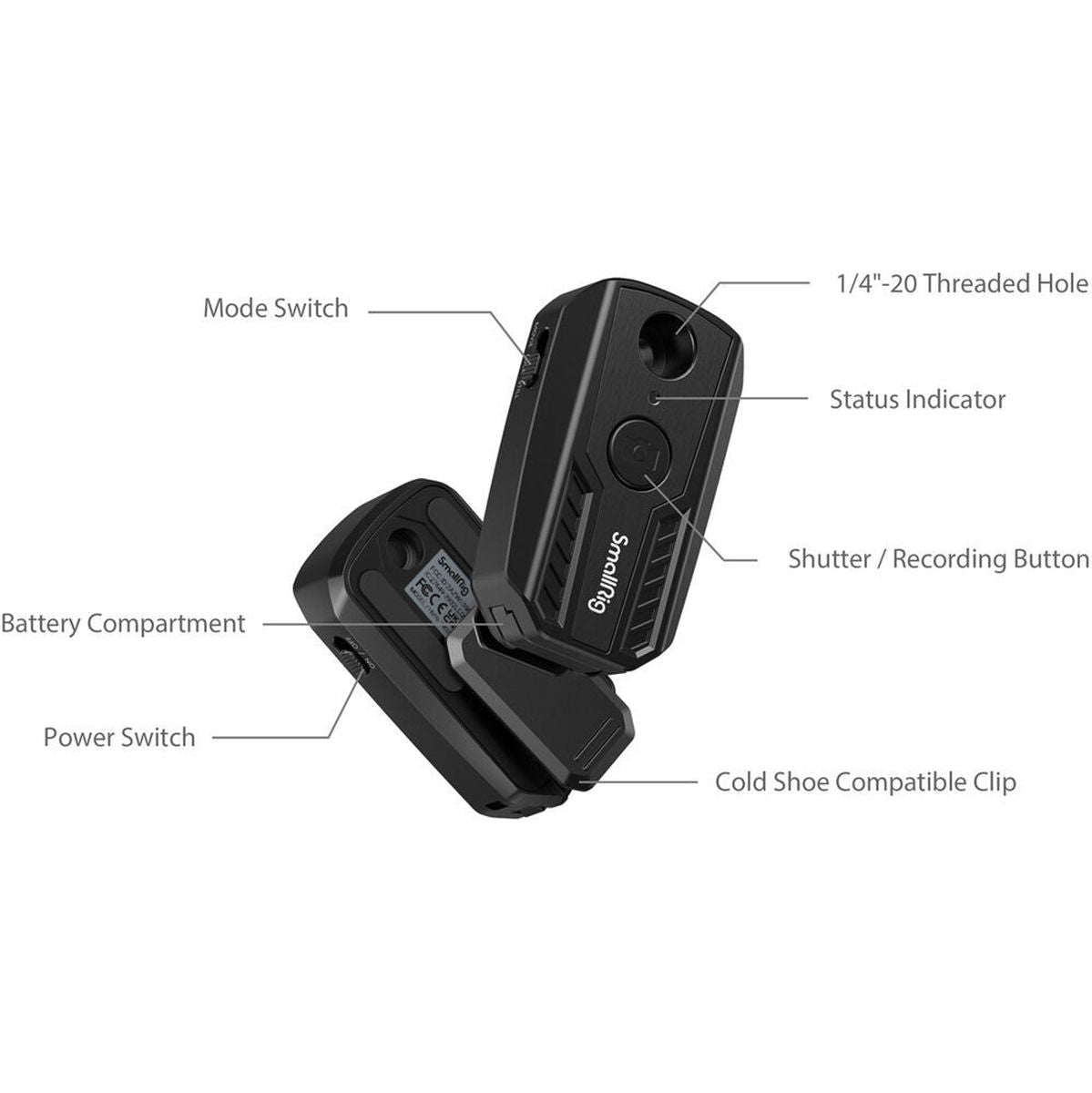 SmallRig 3902 Wireless Remote Controller For Select Sony / Canon / Nikon Cameras