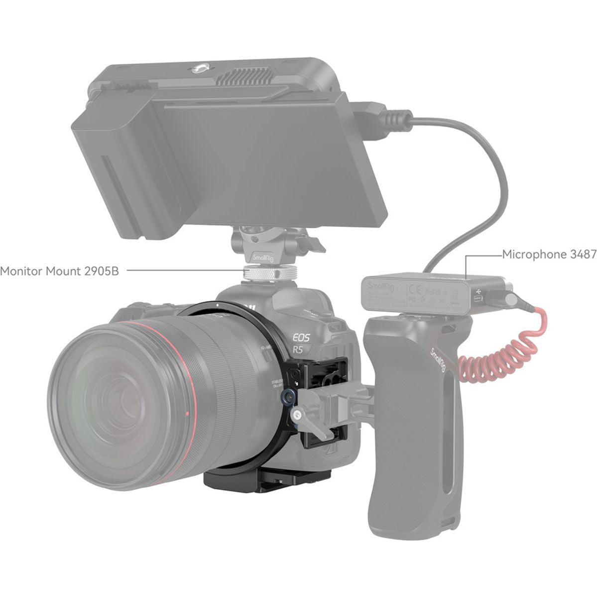 SmallRig 4300 Rotatable H-To-V Mount Plate Kit For EOS Specific R Series Cameras