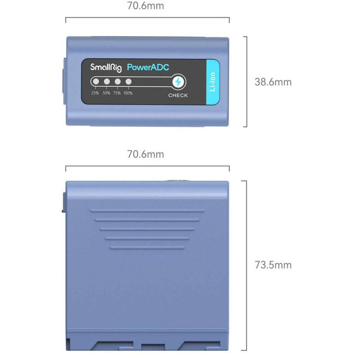 SmallRig 4267 NP-F970 USB-C Rechargable Camera Battery