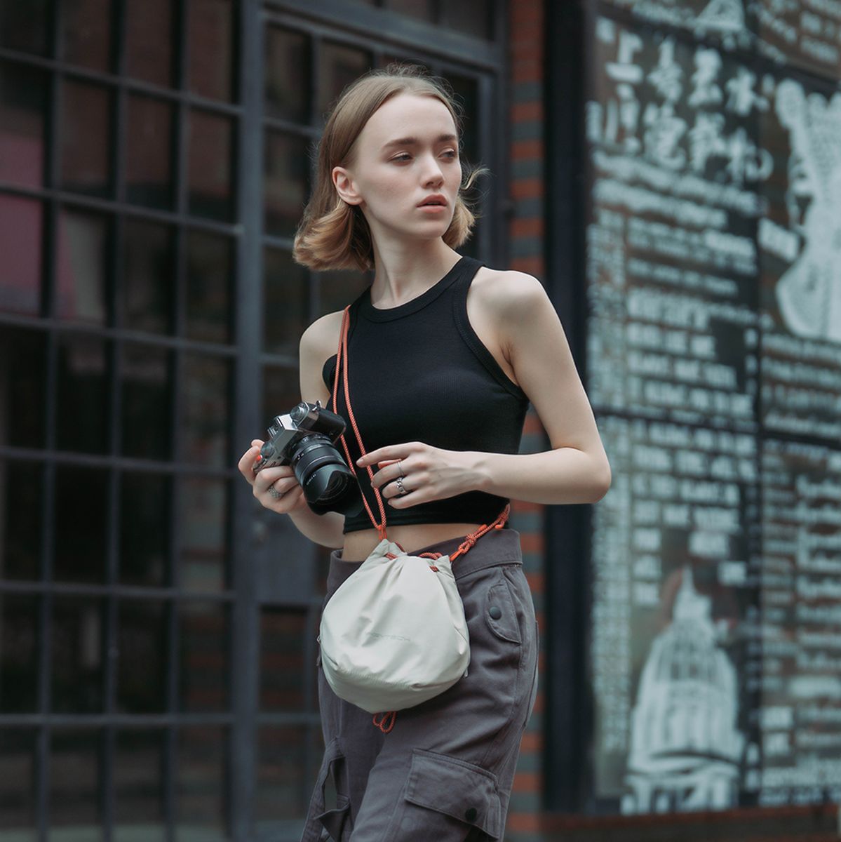 PGYTECH Onego Drawstring Bag (Ivory)