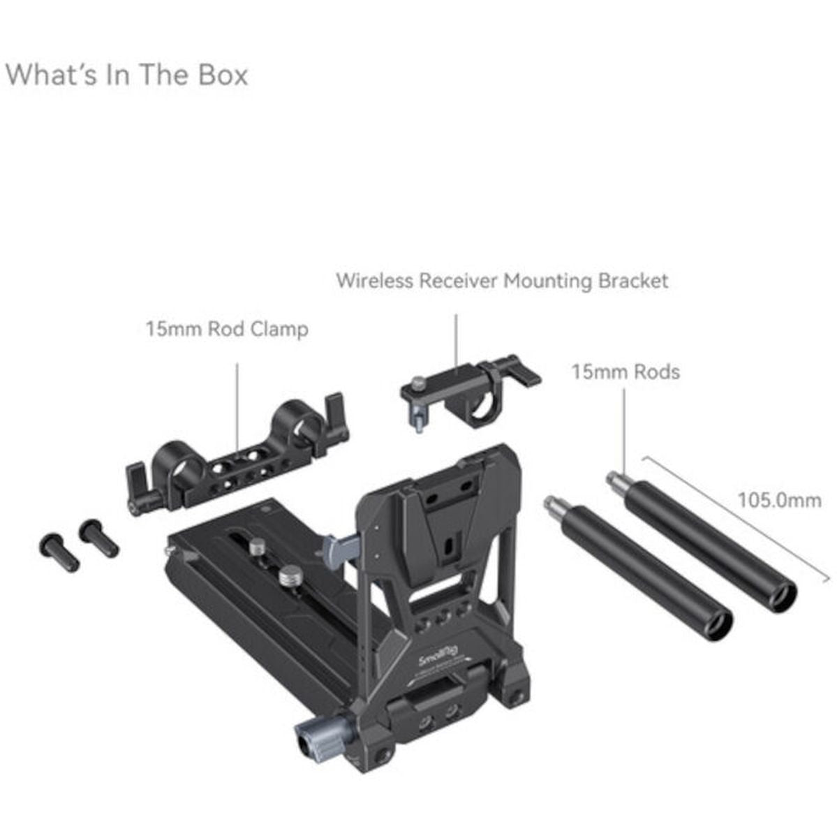SmallRig 4323 V Mount Battery Mount Plate Kit For Cinema Cameras