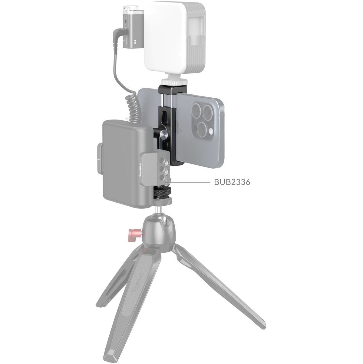 SmallRig 4382 Metal Phone Holder w/ Cold Shoe Mount