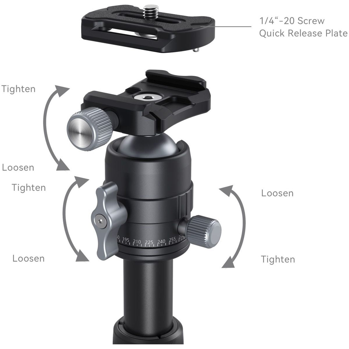 SmallRig 4289 Aluminum Mini Tripod VT-20