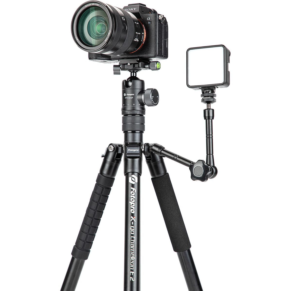 Fotopro X Go Chameleon E 2 Aluminum Tripod