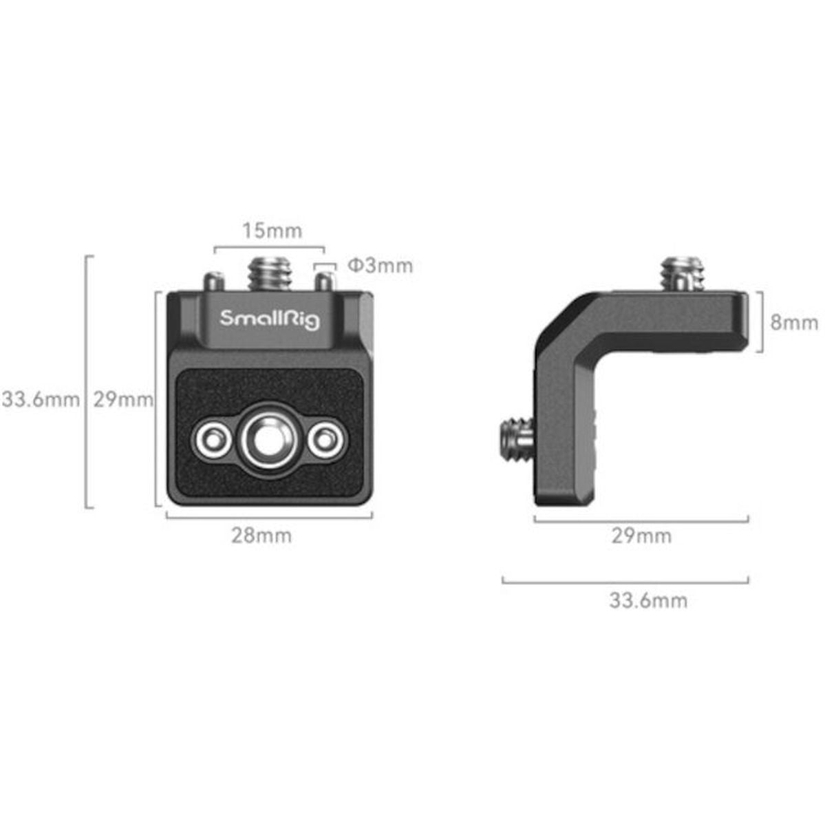 SmallRig MD4360 X Lensvid Mini L Shaped Mount Plate Kit