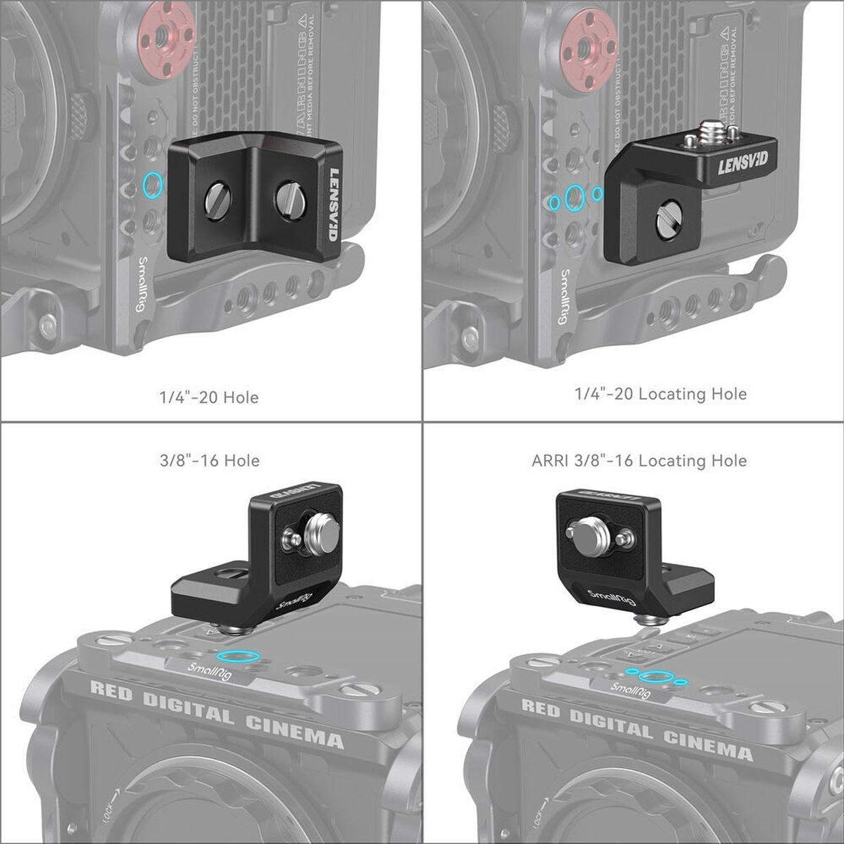 SmallRig MD4360 X Lensvid Mini L Shaped Mount Plate Kit