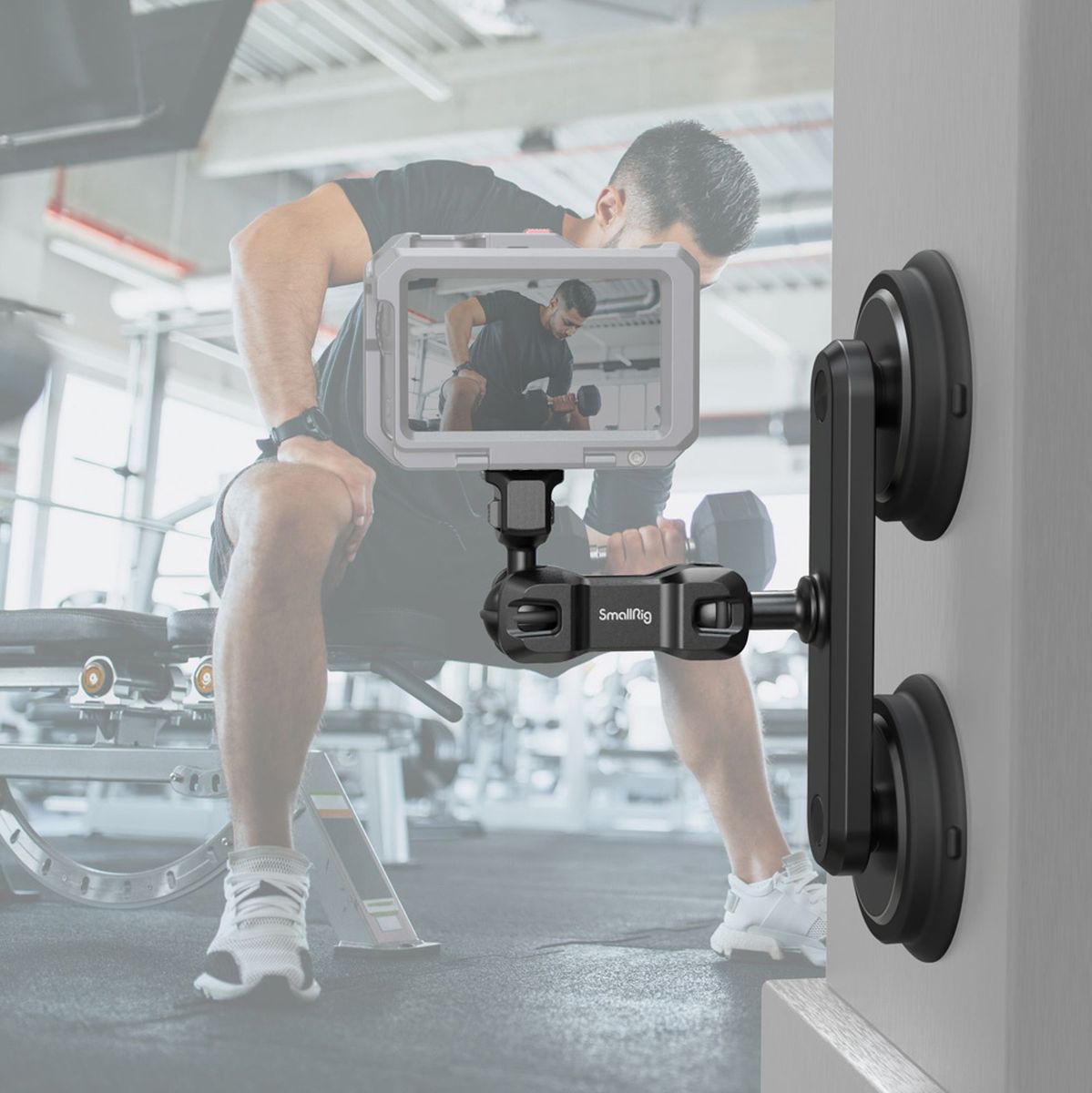 SmallRig 4467 Dual Magnetic Suction Cup Mounting Support Kit