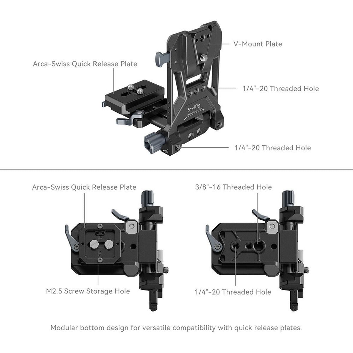 SmallRig Compact V-Mount Battery Mounting System 4064B