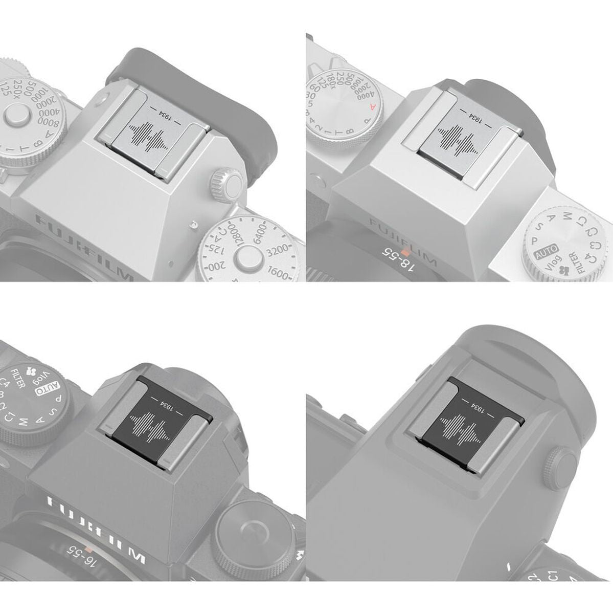 SmallRig 4697 Hot Shoe Cover For Fujifilm Cameras (Silver)