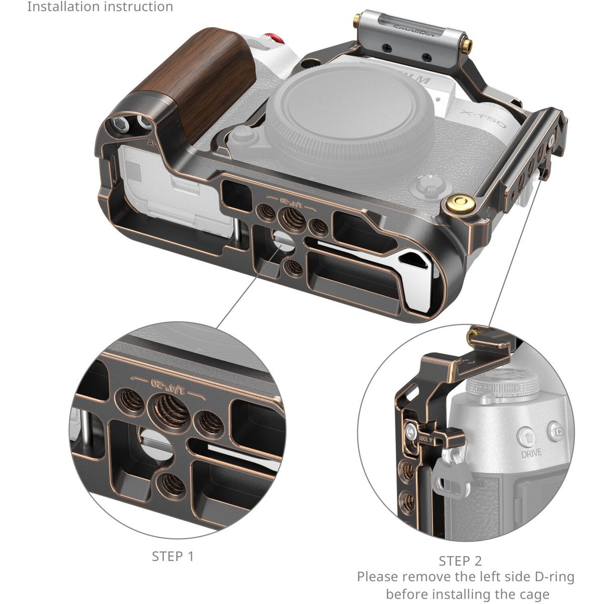 SmallRig 4714 Retro Cage For Fujifilm X-T50