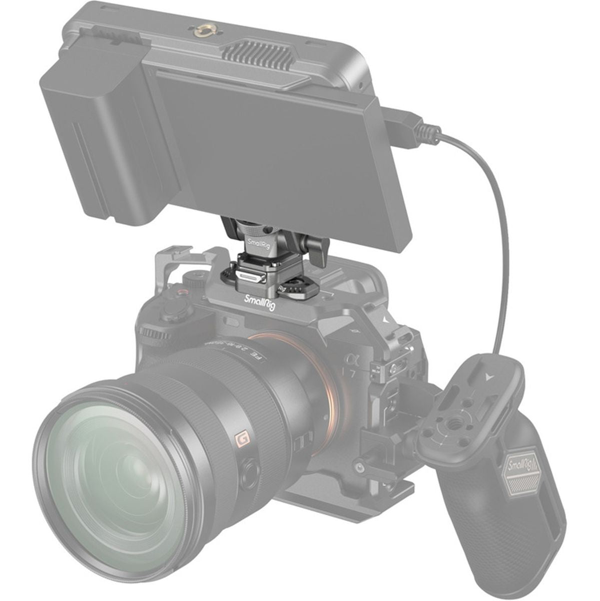 SmallRig 4487 Hawklock H21 Quick Release Monitor Support w/ Nato Clamp