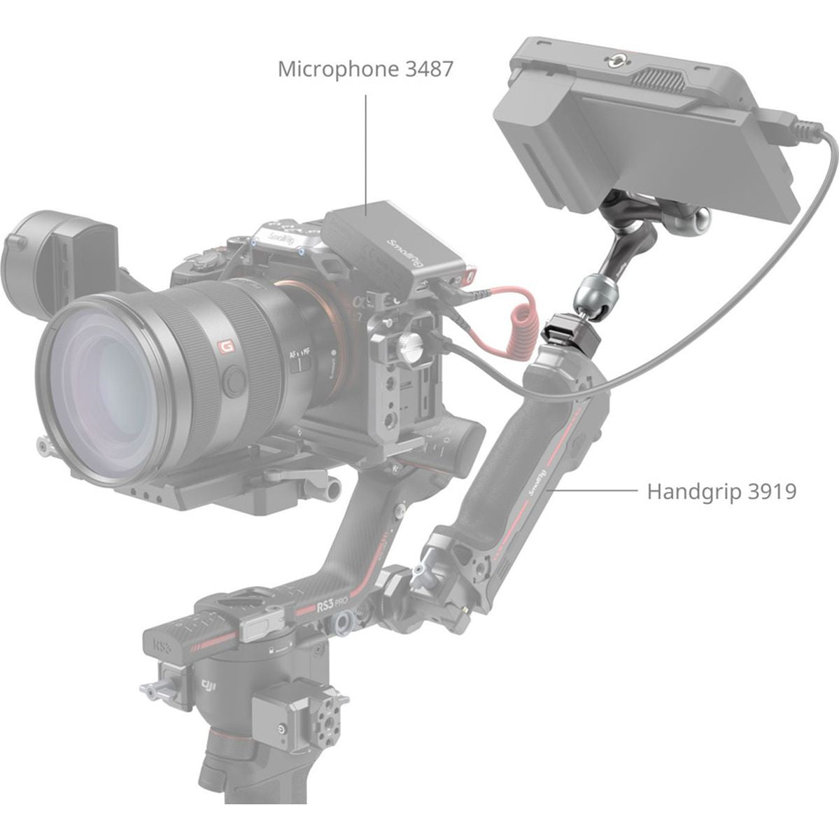 SmallRig 4490 Hawklock H21 Quick Release Rosette Magic Arm (7)