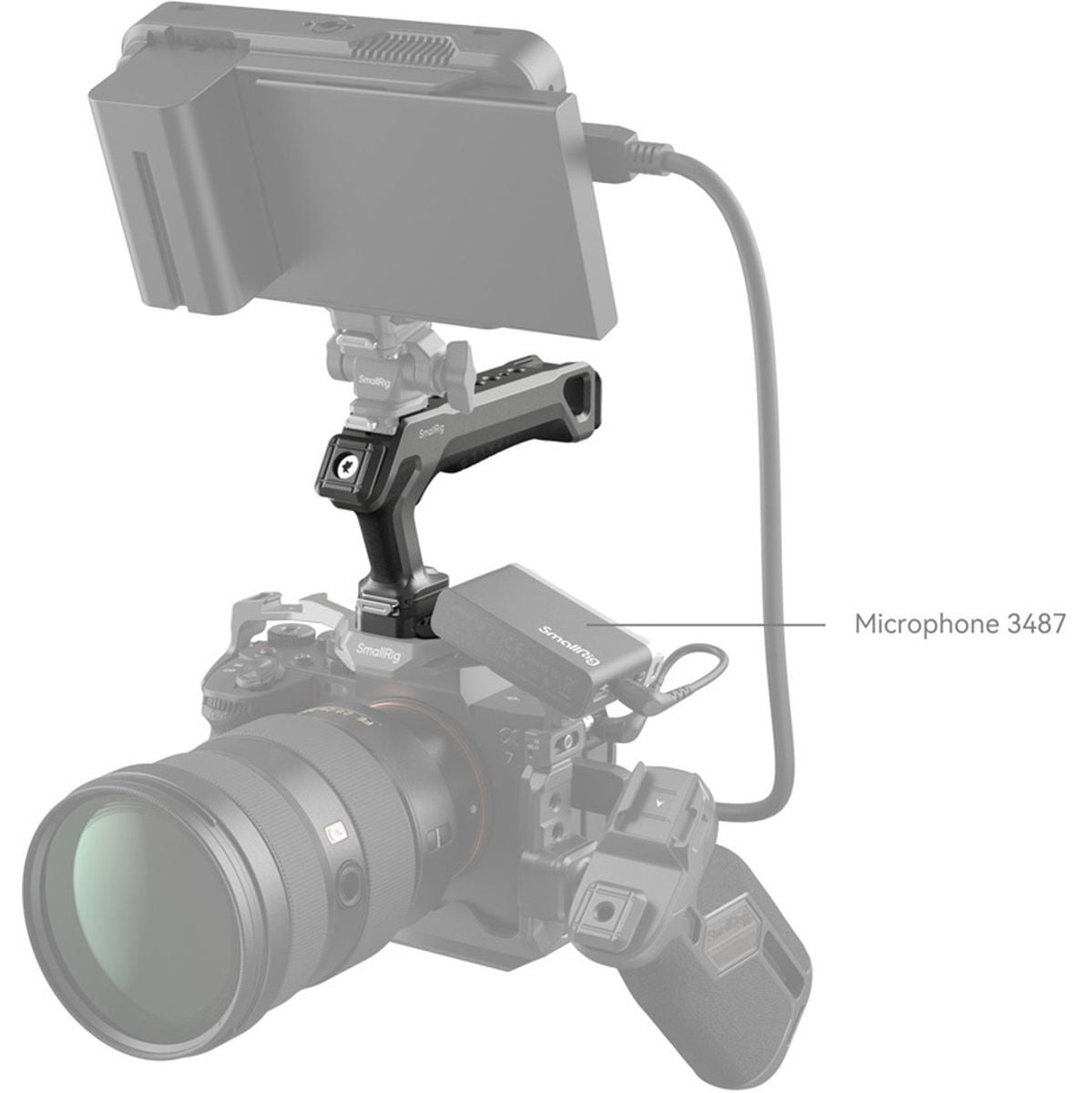 SmallRig 4483 Hawklock H21 Quick Release Top Handle Kit