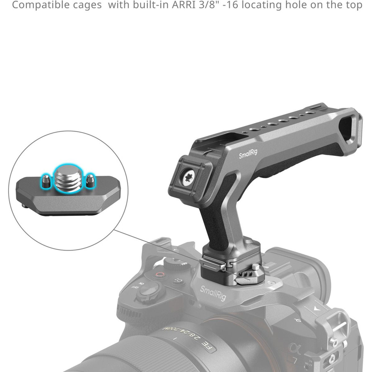 SmallRig 4483 Hawklock H21 Quick Release Top Handle Kit