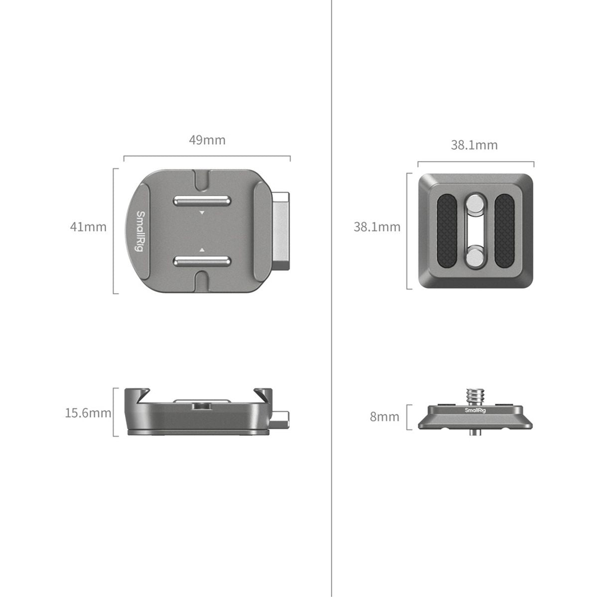 SmallRig 4486 Hawklock H38 Arca Swiss Quick Release Mount Pl