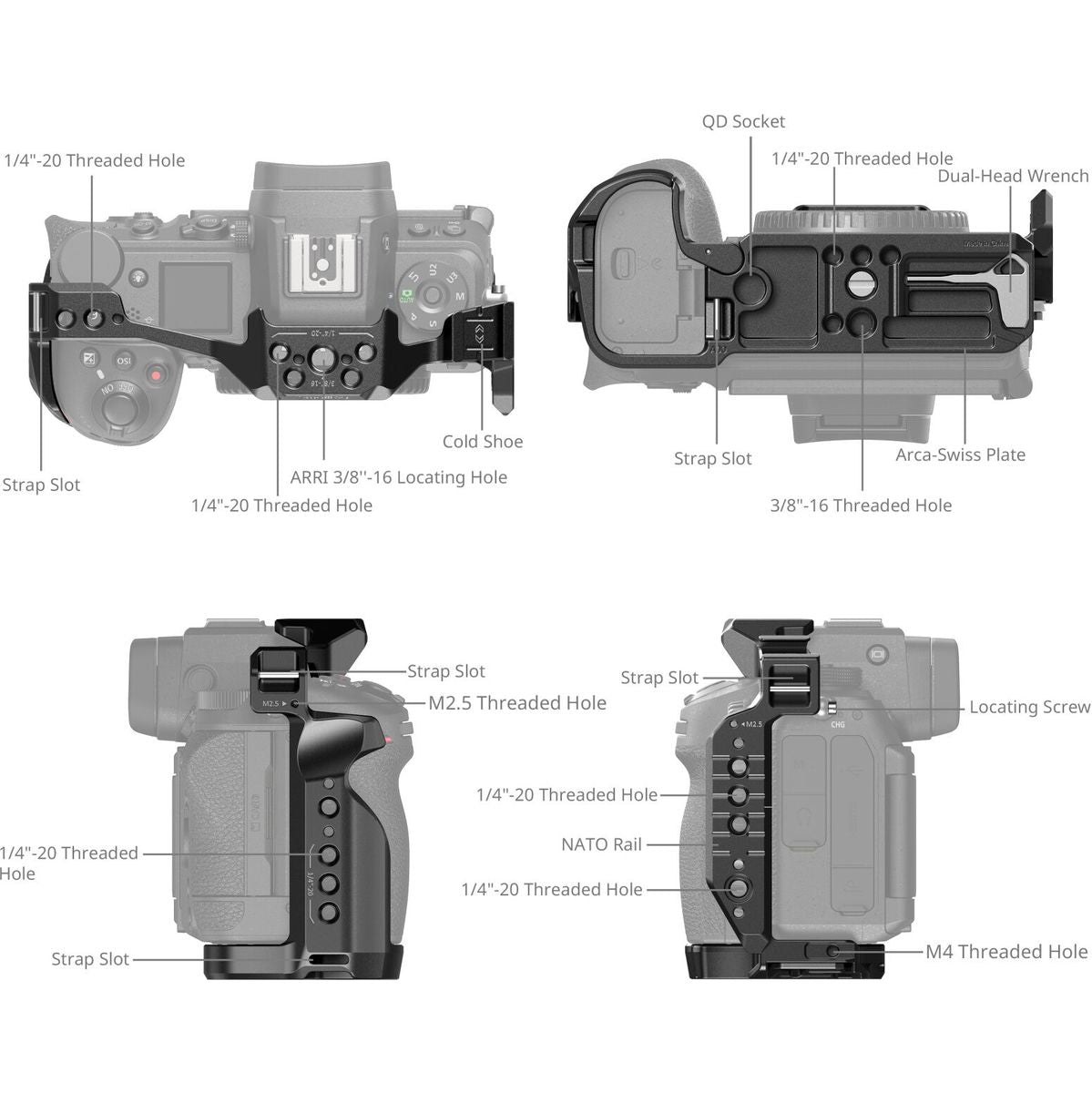 SmallRig 4519 Camera Cage For Nikon Z 6III