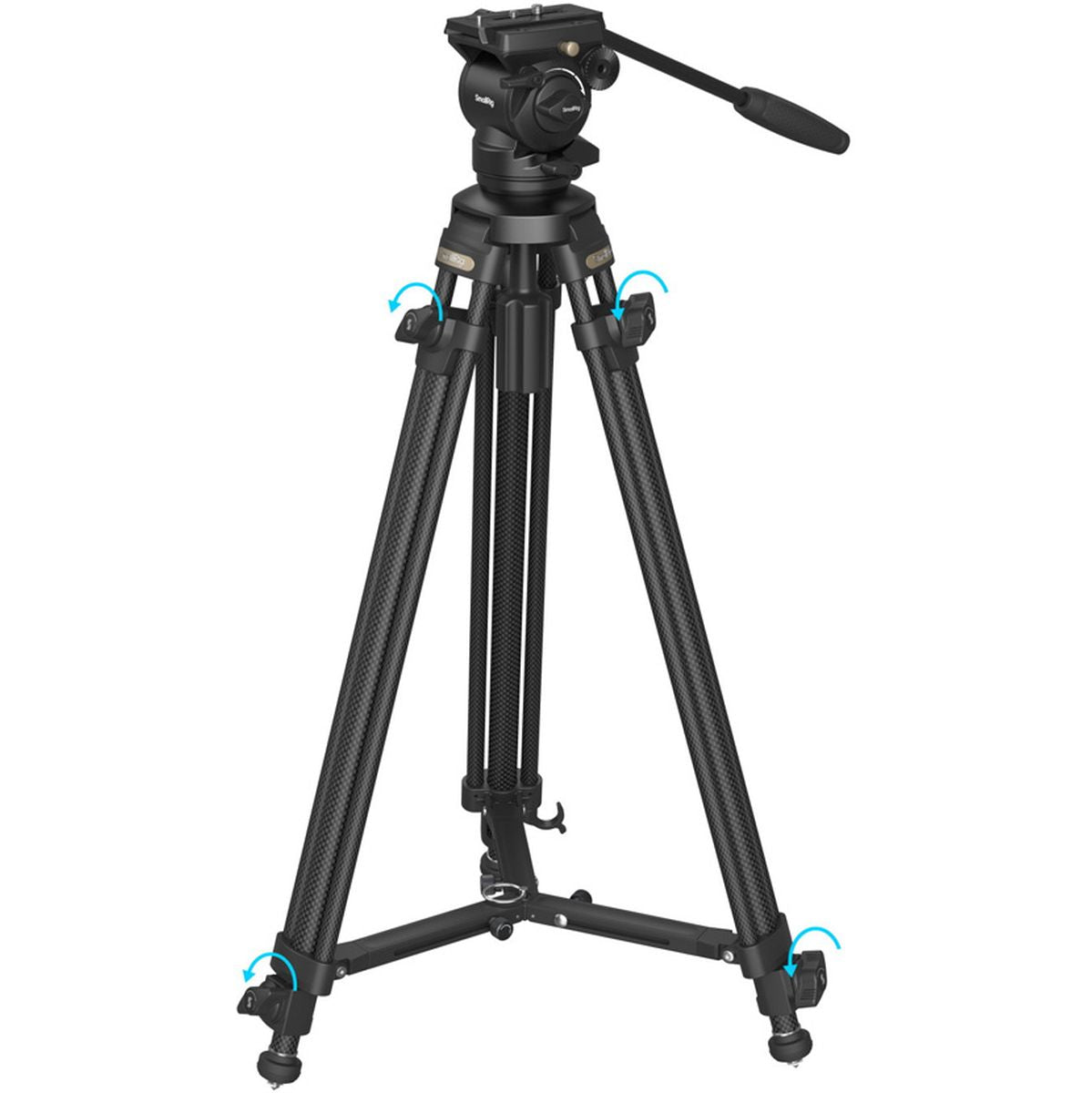 SmallRig 4685 Lightweight Video Carbon Fiber Tripod Kit AD 5