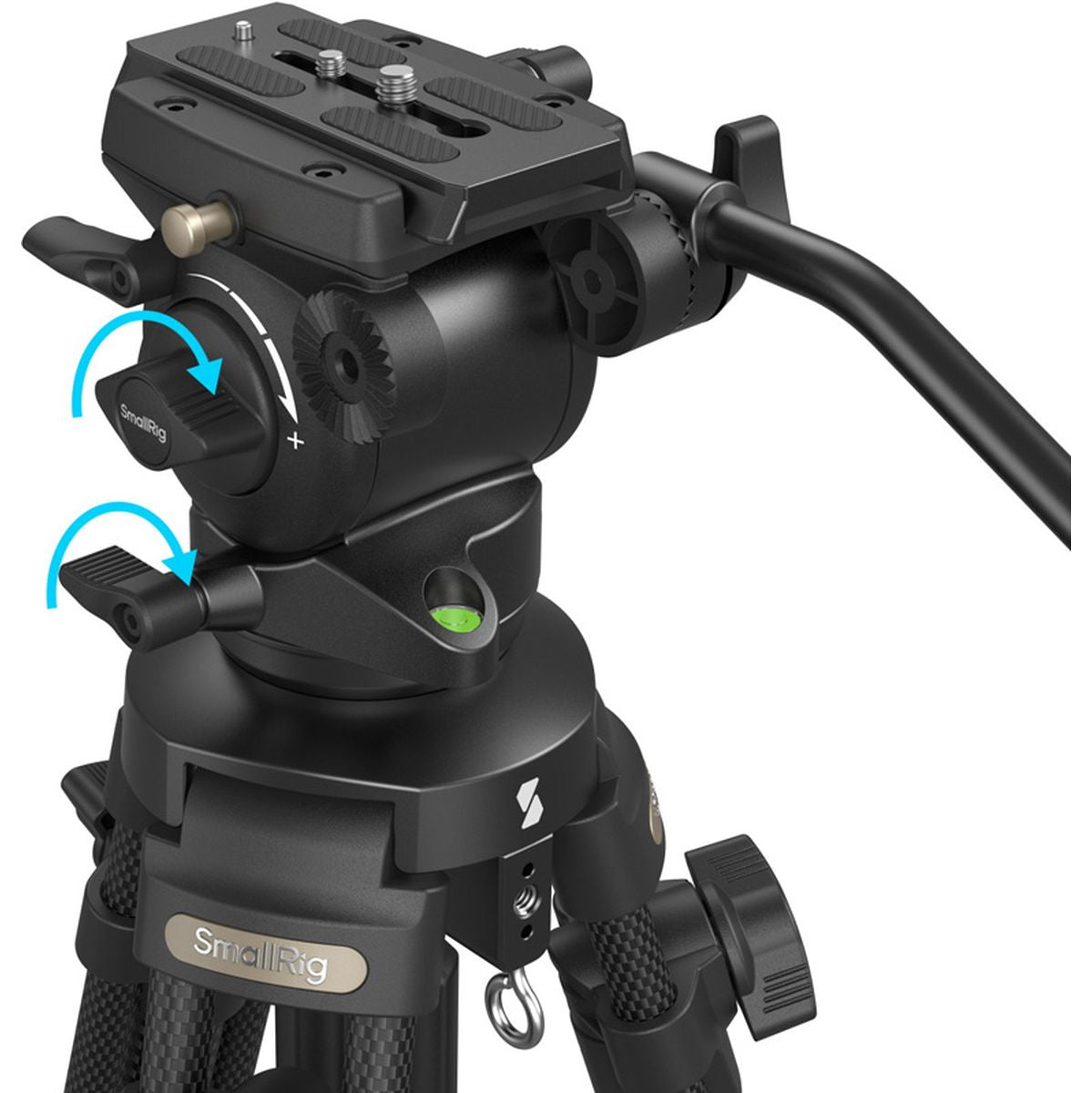 SmallRig 4685 Lightweight Video Carbon Fiber Tripod Kit AD 5