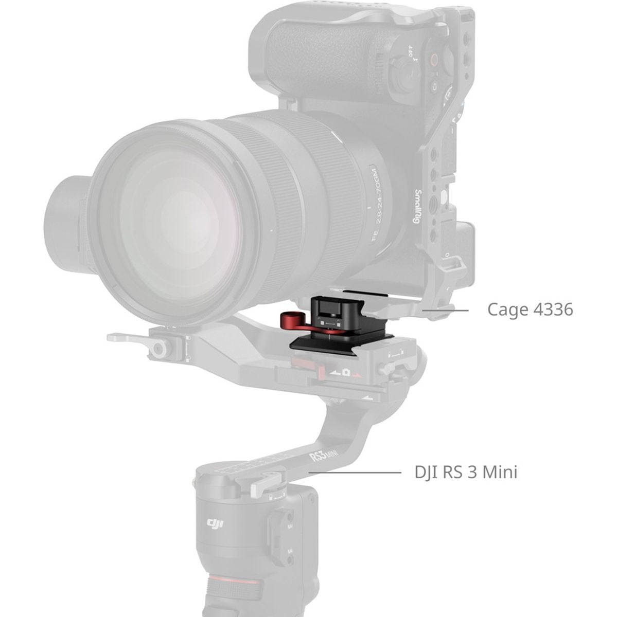 SmallRig MD4857 Nato Clamp To Arca Swiss Quick Release Plate