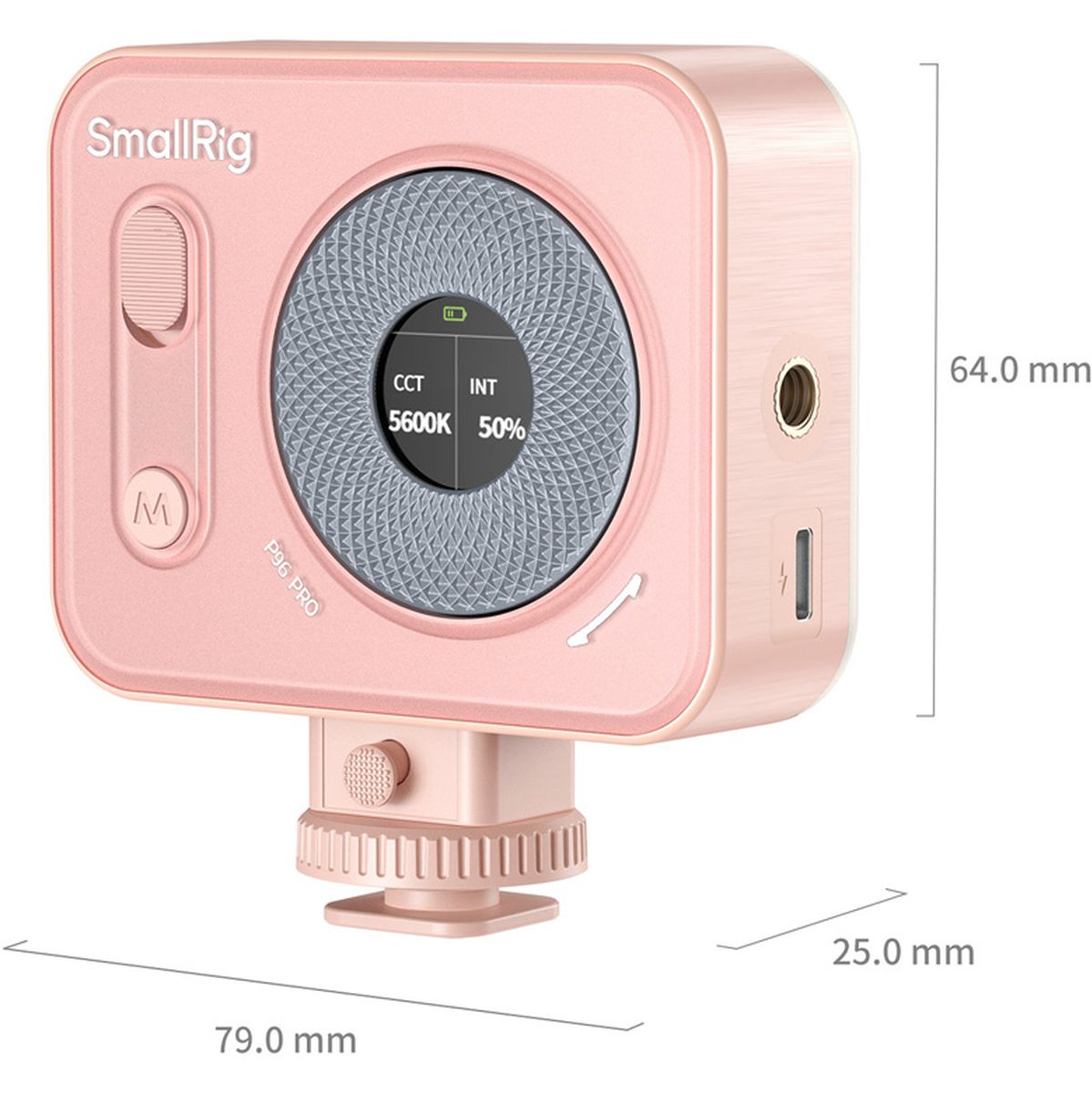SmallRig 4786 Vibe P96 Pro Mini LED Video Light (Pink)