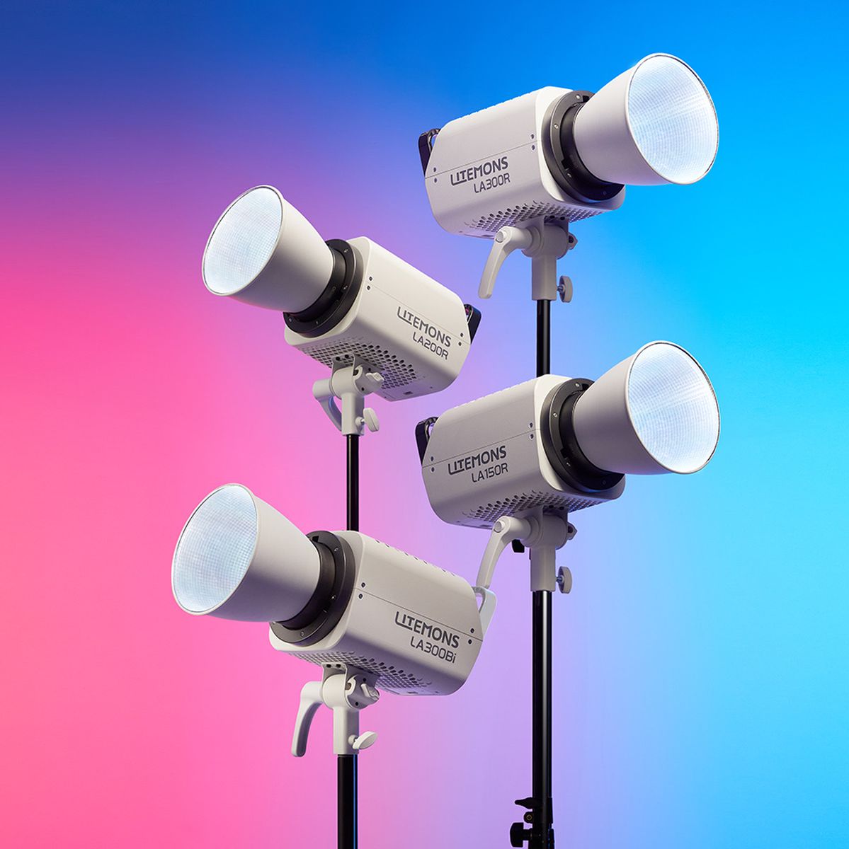 Godox Litemons LA200R RGB LED Video Light 2 Light Kit