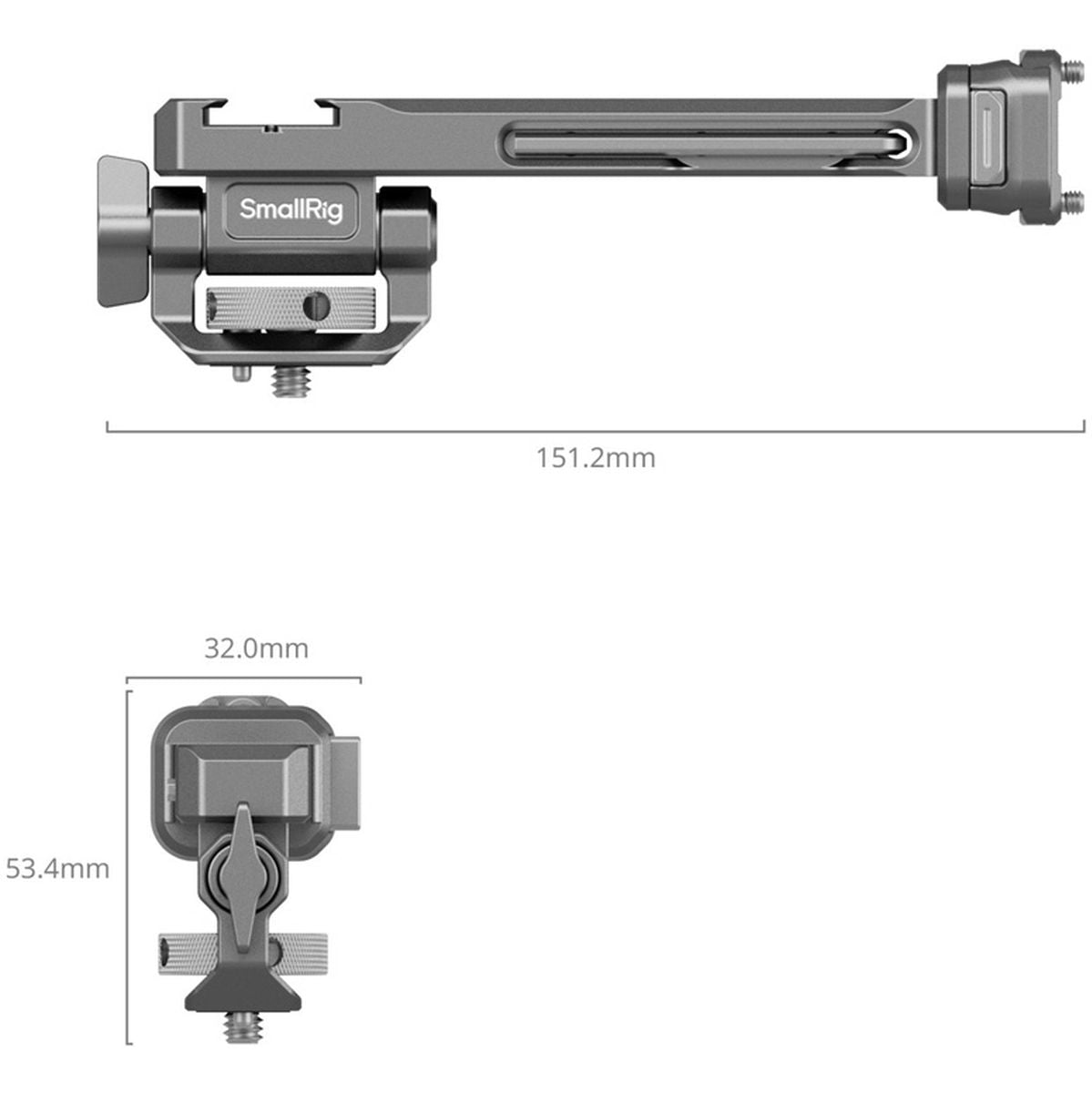 SmallRig 4637 Hawklock H21 Monitor Support For DJI Stabilizers