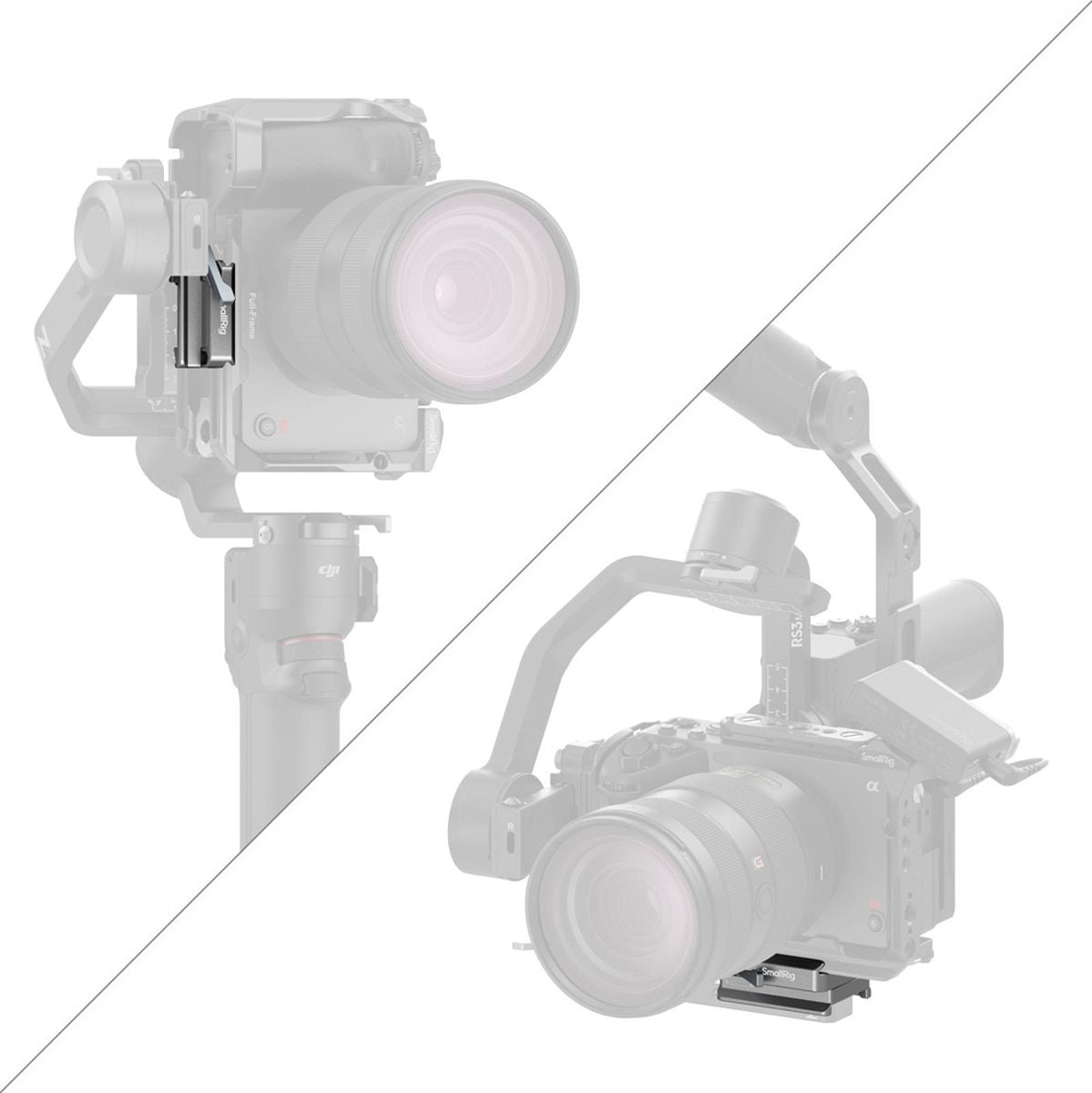 SmallRig 4639 Hawklock H38 Arca Swiss Quick Release Plate For DJI Stabilizers