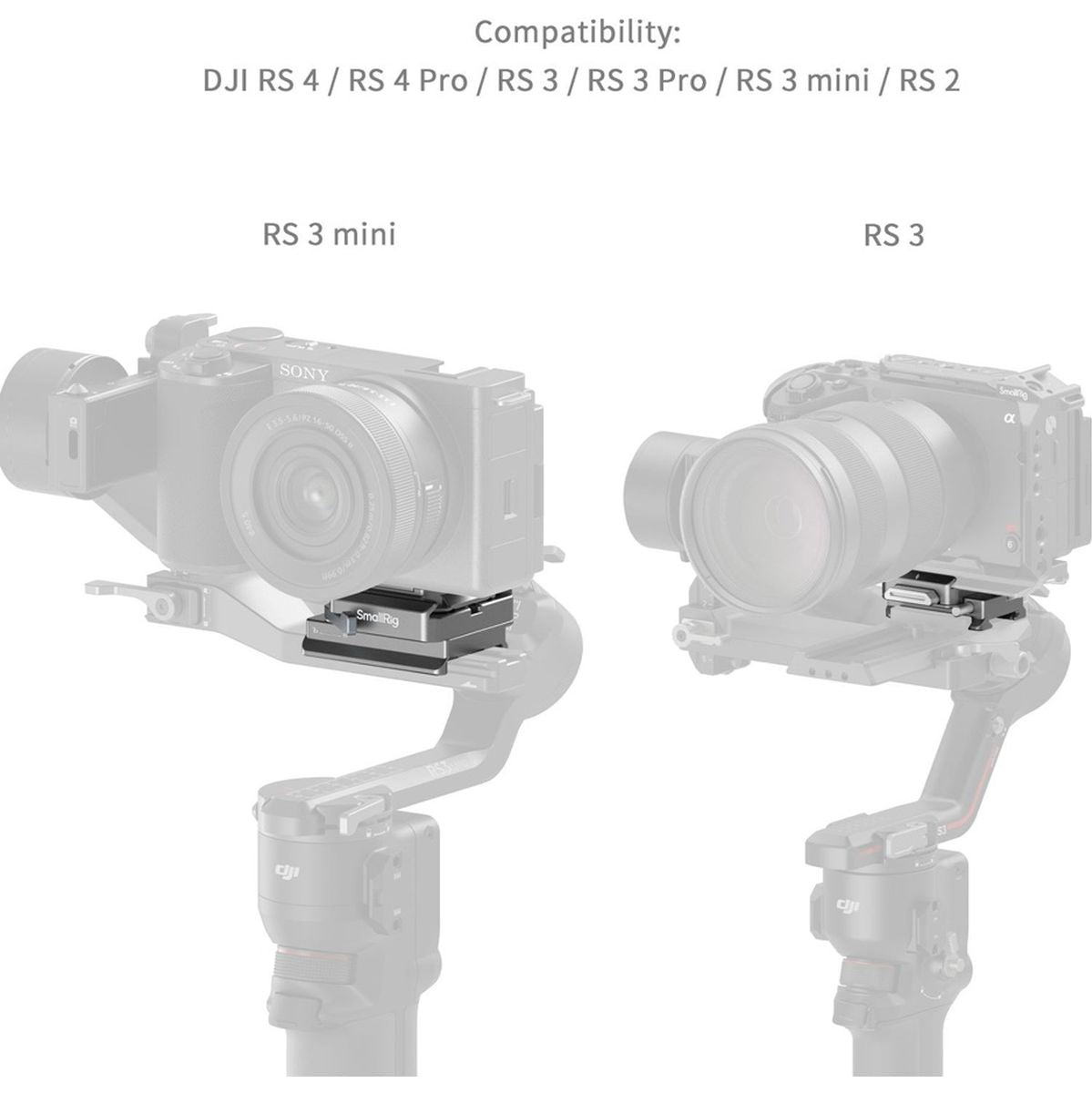 SmallRig 4639 Hawklock H38 Arca Swiss Quick Release Plate For DJI Stabilizers