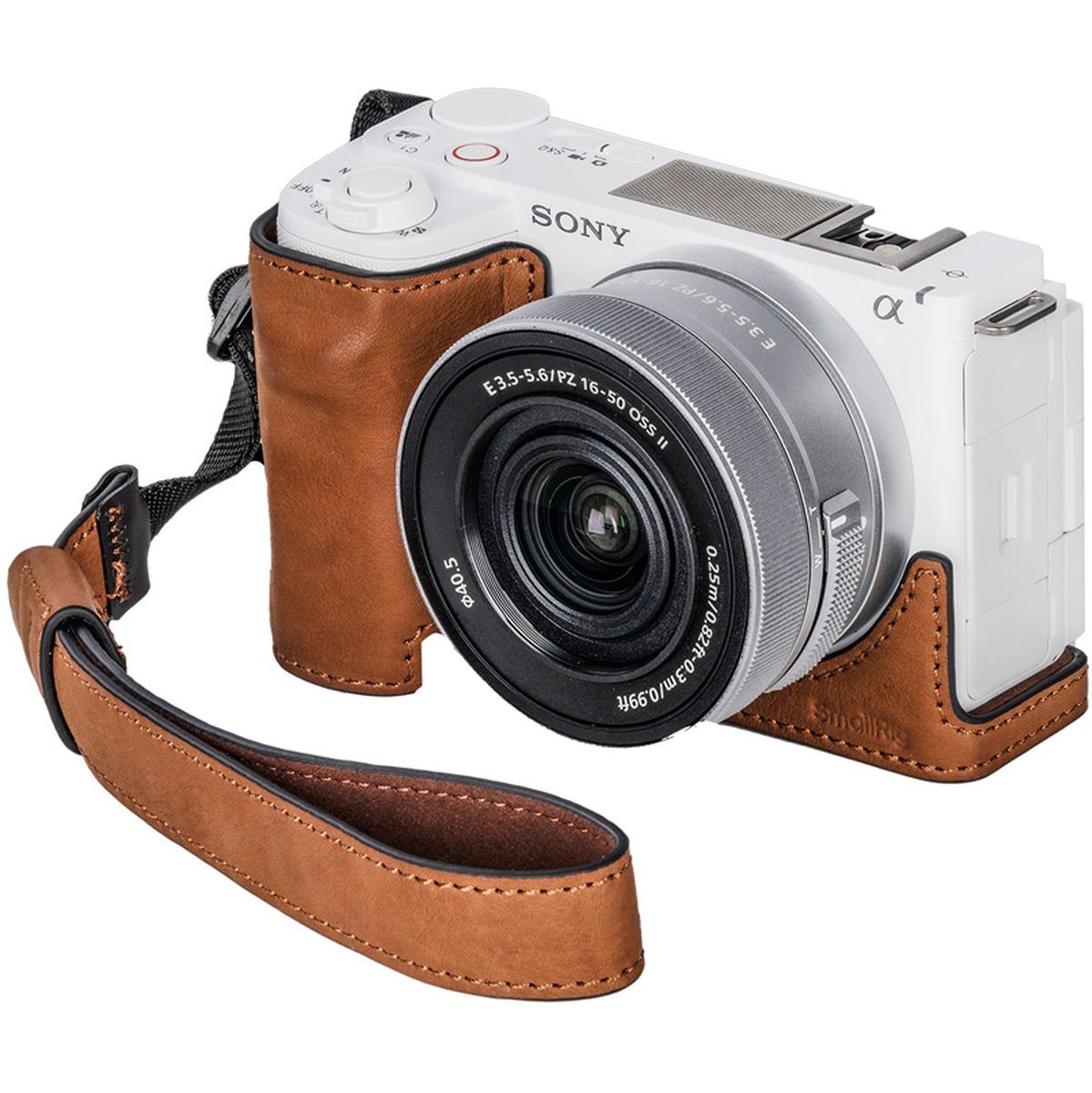 SmallRig 4889 Leather Case Kit For Sony ZV E10 II (Brown)