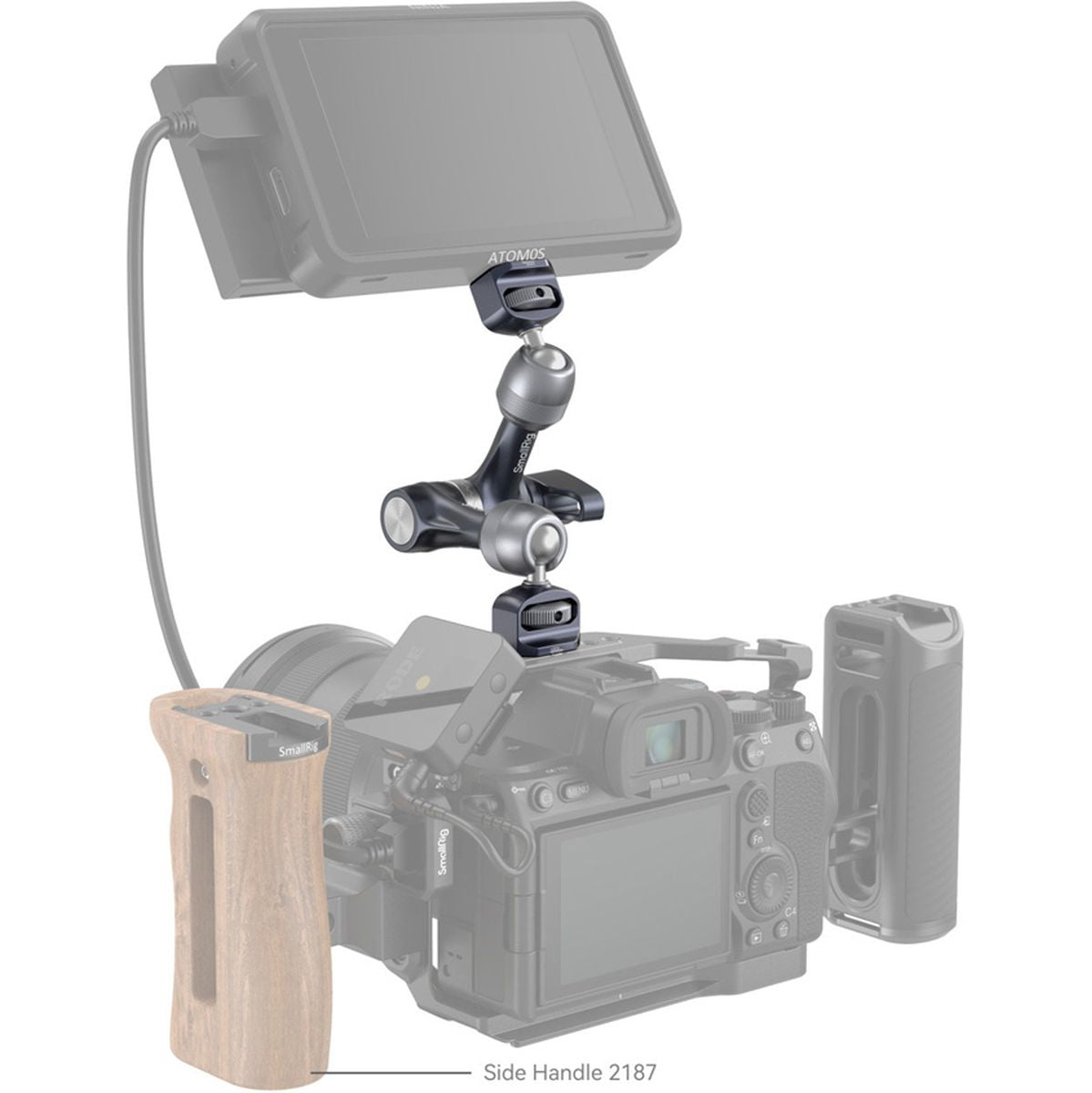 SmallRig 4899 Rosette Magic Arm (7) w/ ARRI Locating Screw