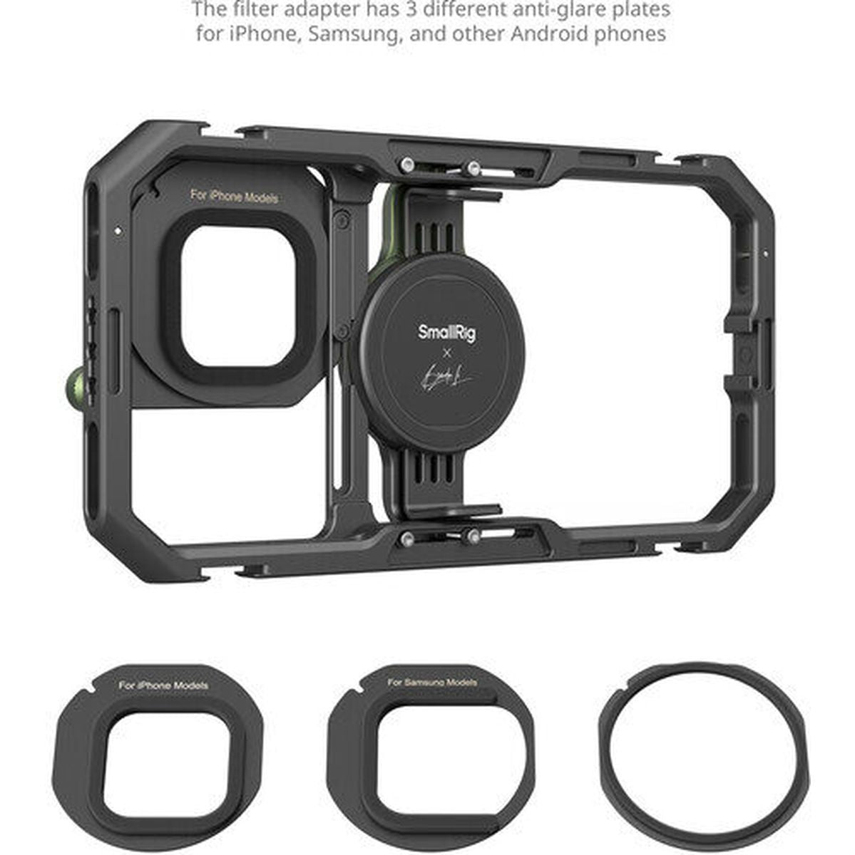 SmallRig 4596 X Brandon Li All In One Mobile Video Kit Full Quick Release