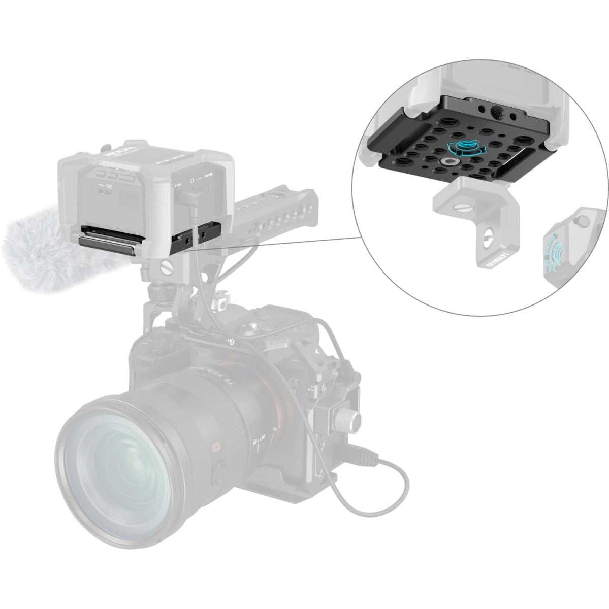 SmallRig MD4883 Mount Plate For Zoom f/3.0