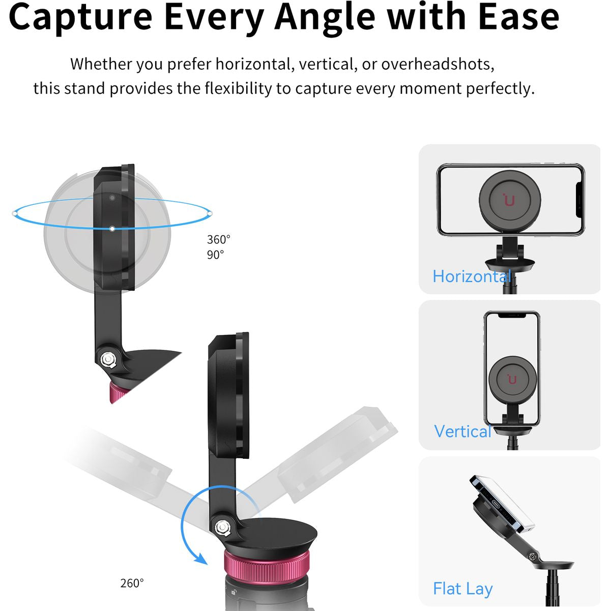 Ulanzi MT-84 Selfie Stick Tripod 153cm Magnetic + Remote - image 2 of 5