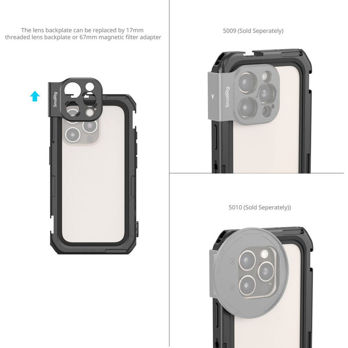 SmallRig 5008 Mobile Video Cage Basic Edition For iPhone 16 Pro