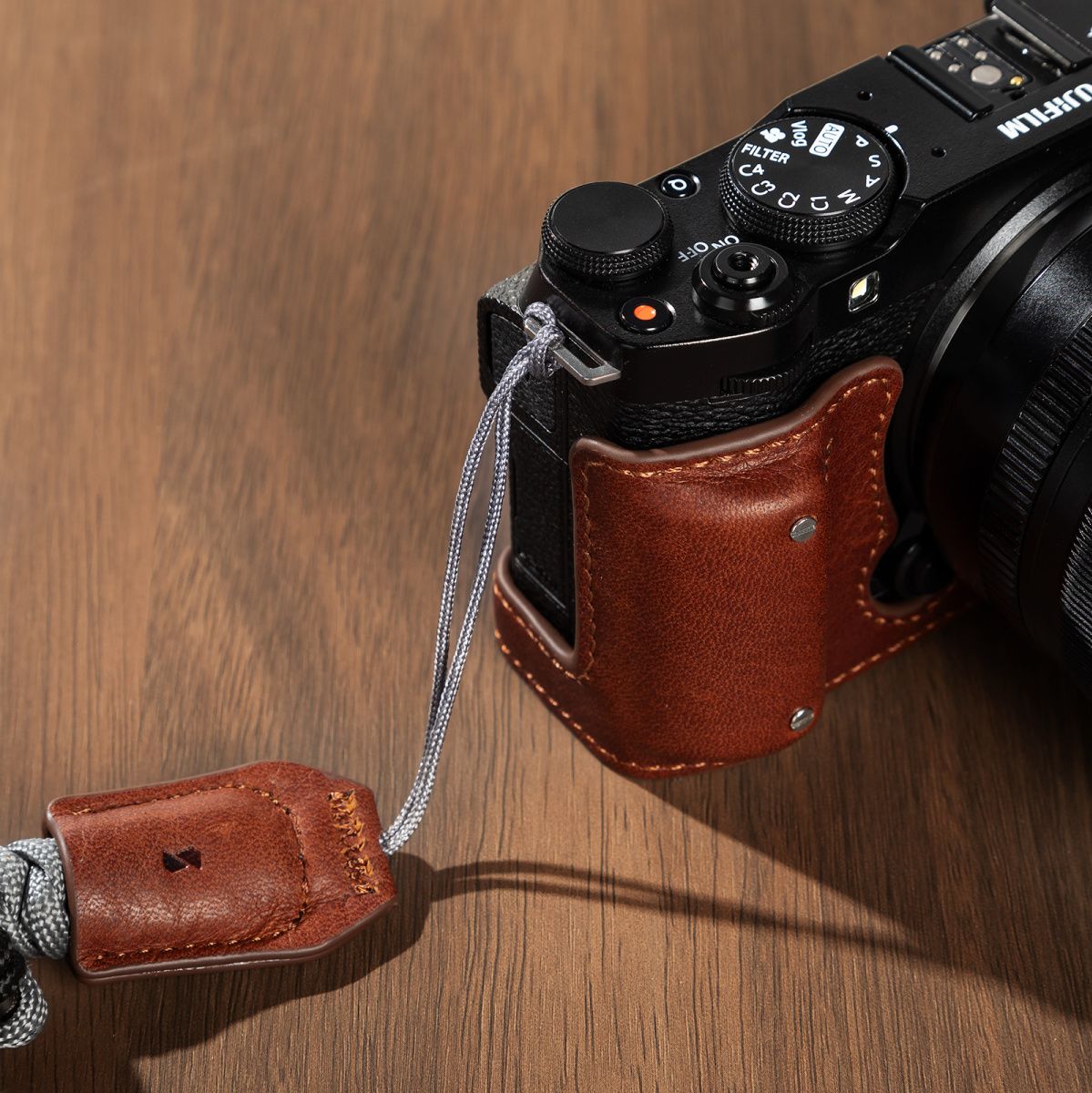 SmallRig 4880 Camera Leather Half Case Kit For Fujifilm X M5 (Brown) - image 5 of 5