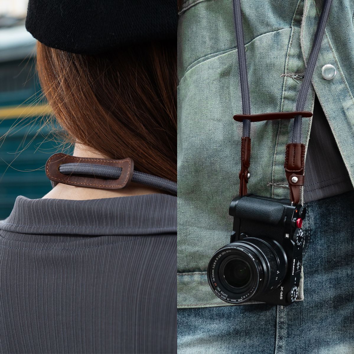 SmallRig 5057 Universal Braided Shoulder Strap (Grey) - image 2 of 5