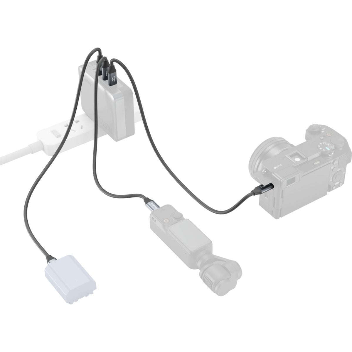 SmallRig USB C (Straight) To USB C (Straight) Data Cable (35cm / 13.8IN) 4788