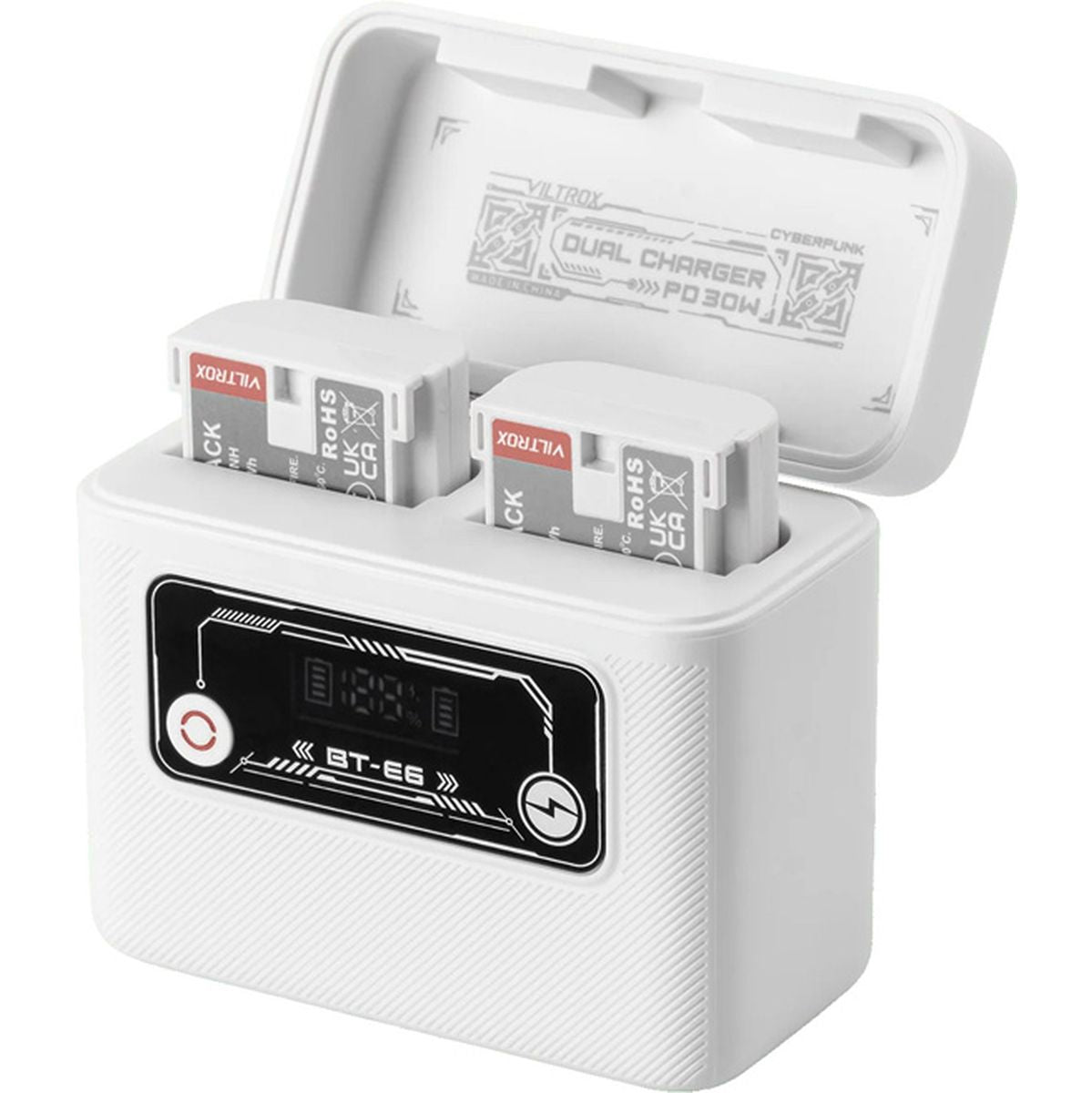 Viltrox Camera Battery Charging Case Power Bank For Canon LP E6 - image 2 of 3