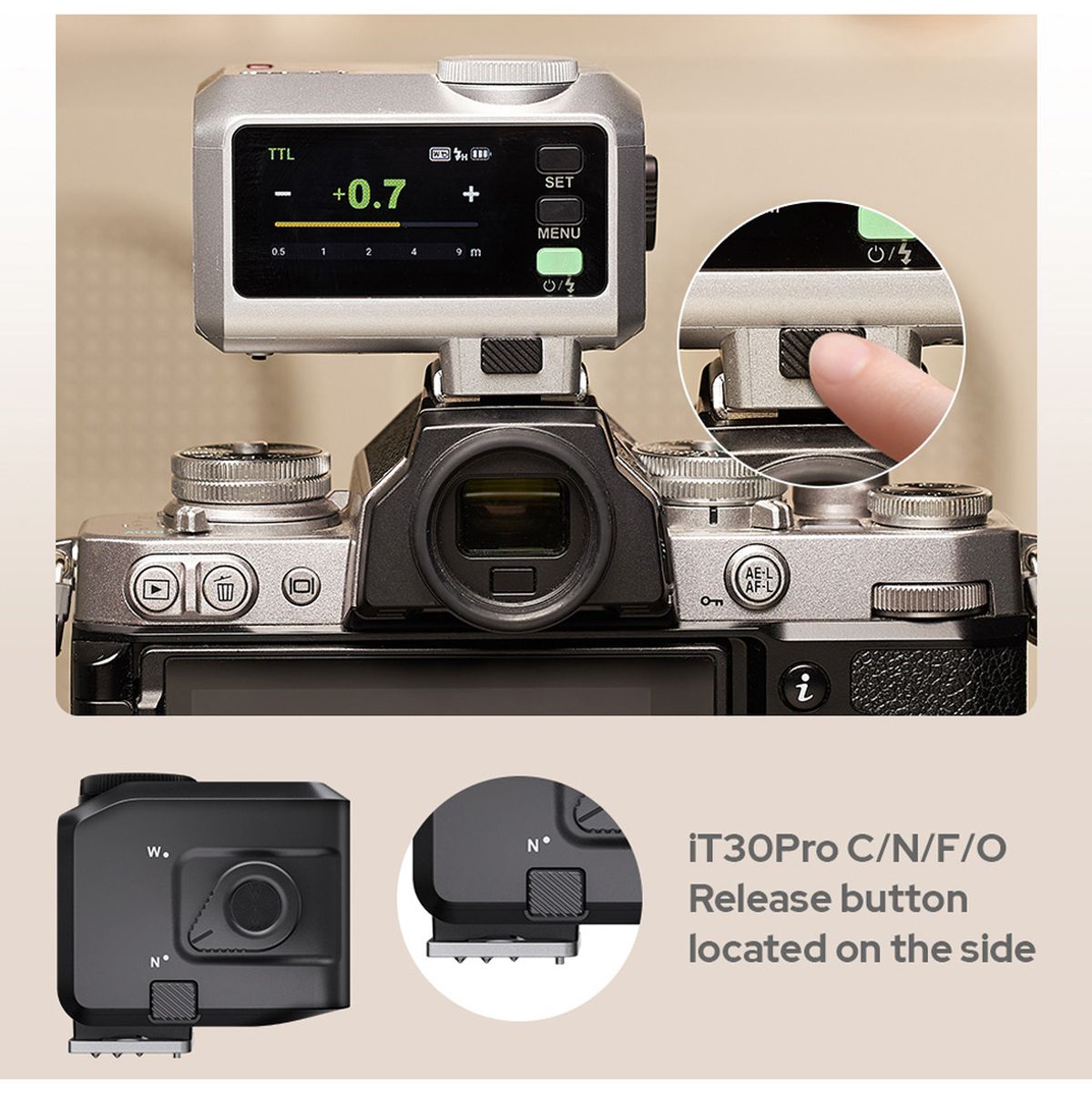 Godox IT30PRO F Black Iflash TTL Camera Flash