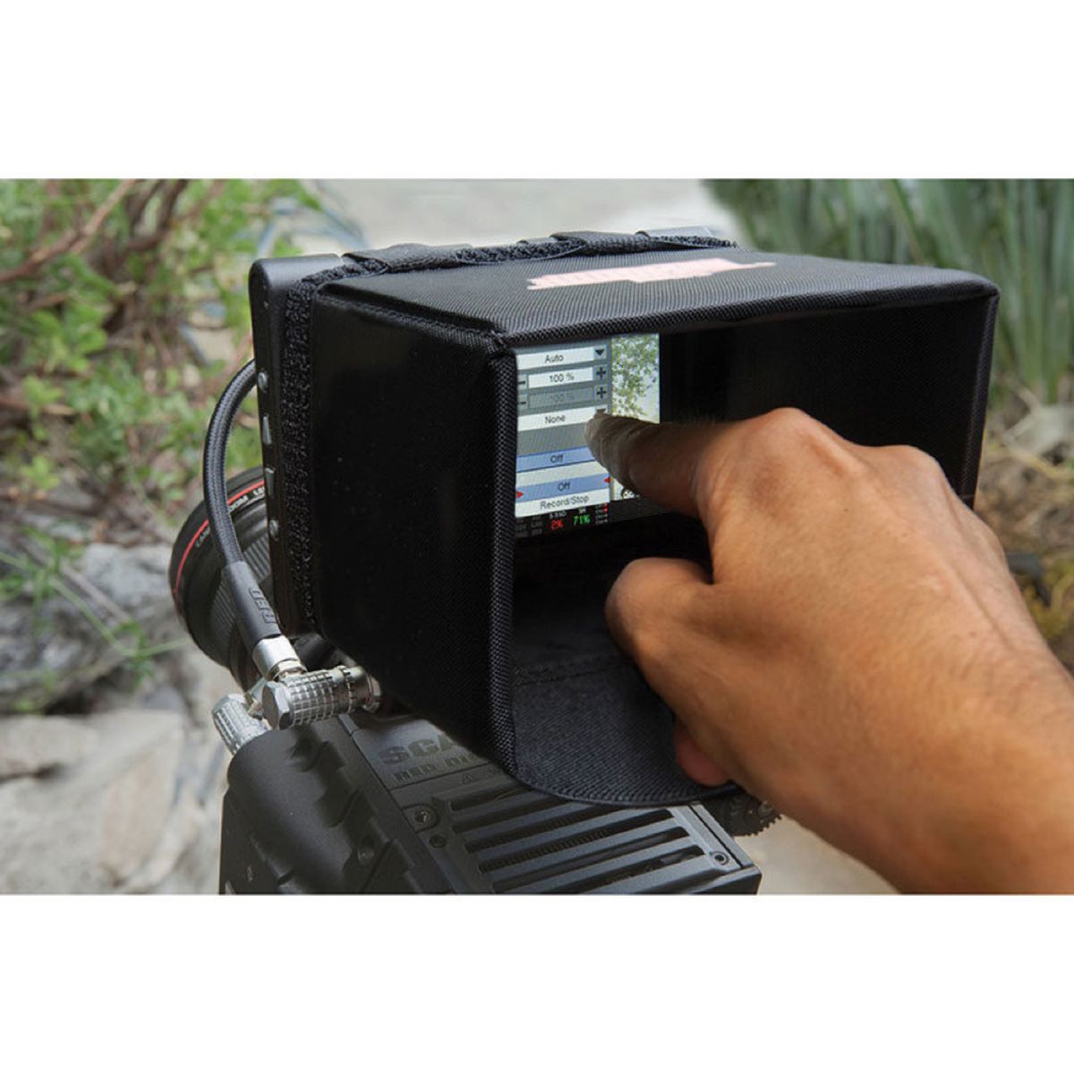 Hoodman 5" Red Touch Screen Monitor
