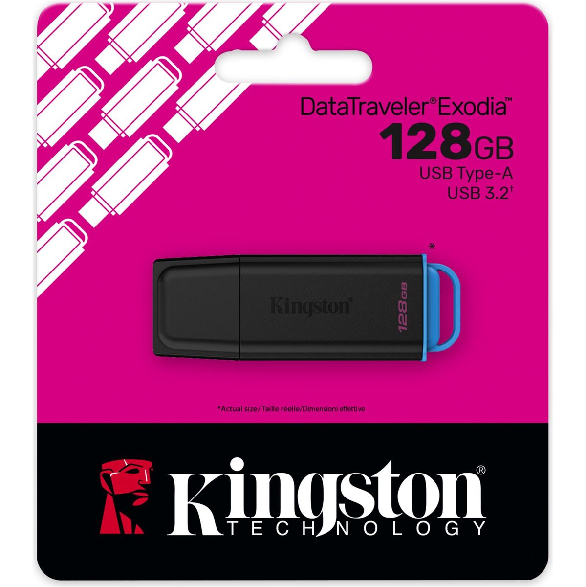 Kingston 128GB Portable USB 3.2 Gen 1 Datatravele - image 3 of 3