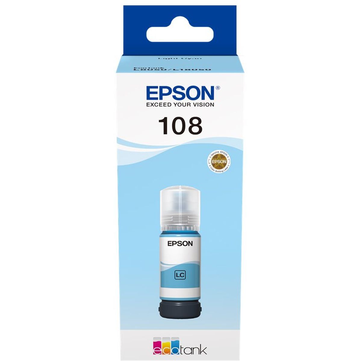Epson 107 EcoTank Light Cyan Ink Bottle