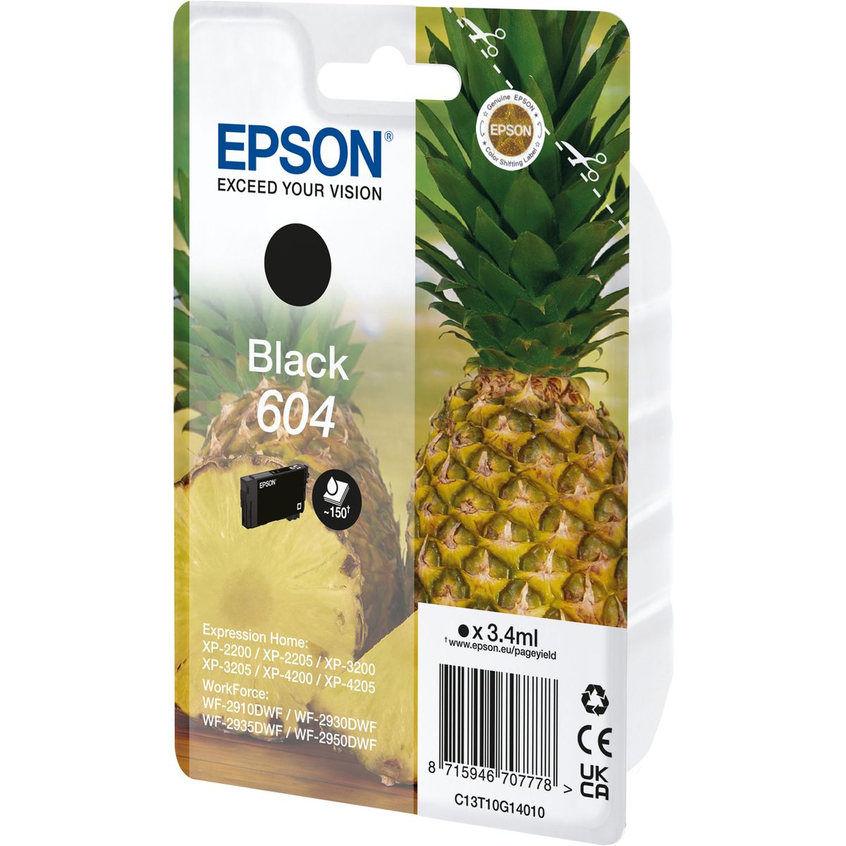 Epson Singlepack Black 604 Ink