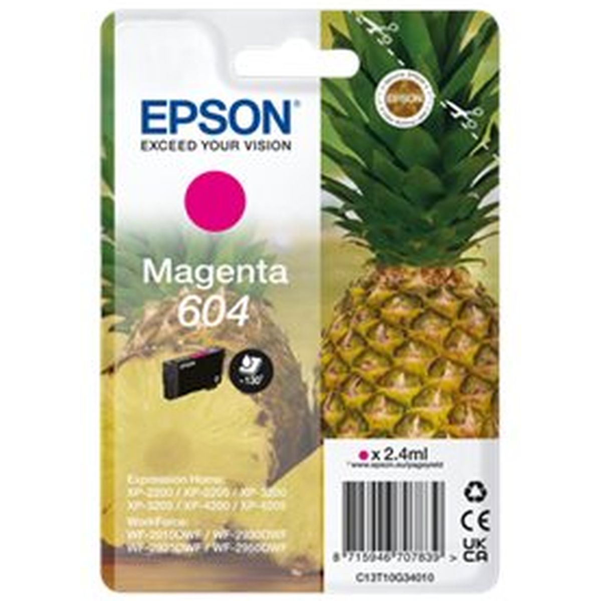 Epson Singlepack Magenta 604 Ink