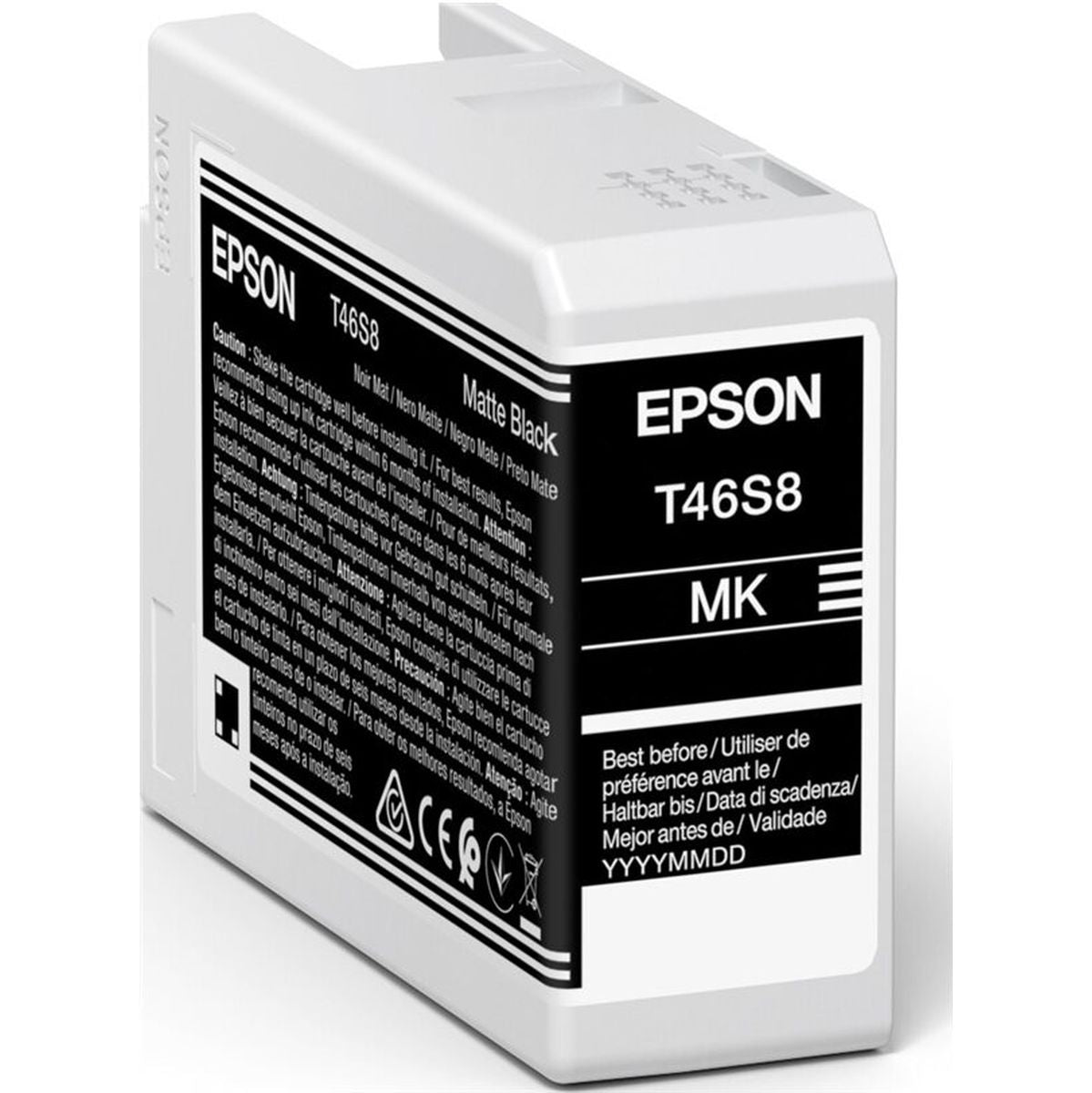 Epson Singlepack Matte Black T46S8 UltraChrome Pro 10 Ink 25