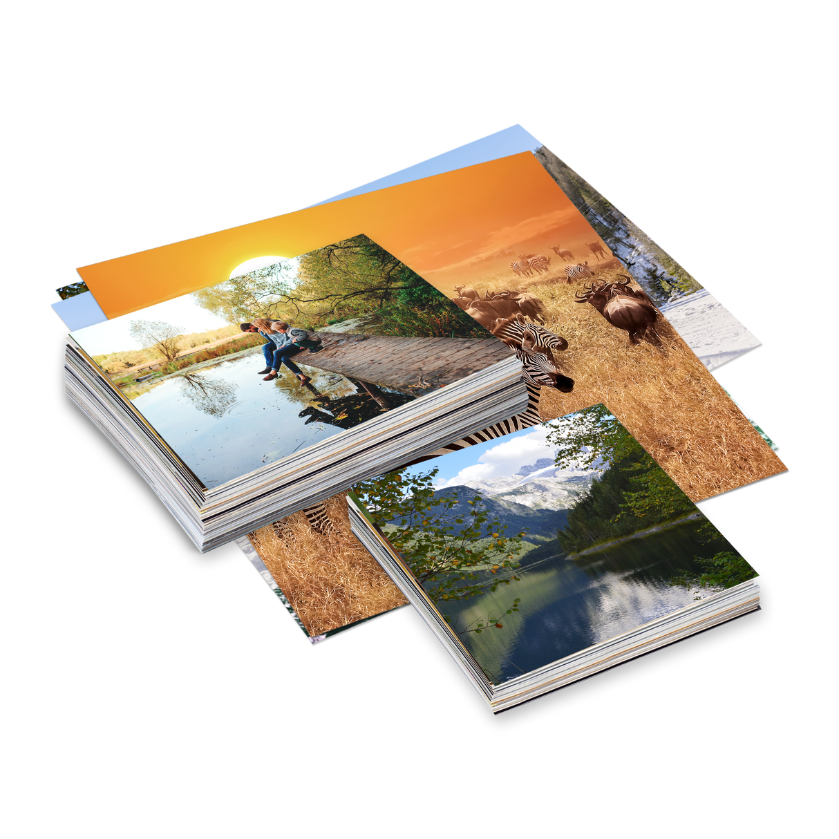 Imprime sur papier glacé