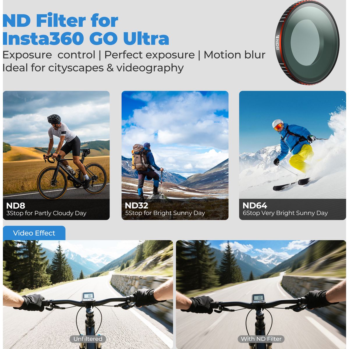 Freewell Insta360 Go Ultra Standard Day 4pack