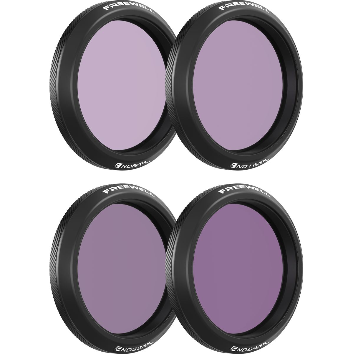 Freewell Osmo Action 5 Pro Filters - Bright DAY-4pack