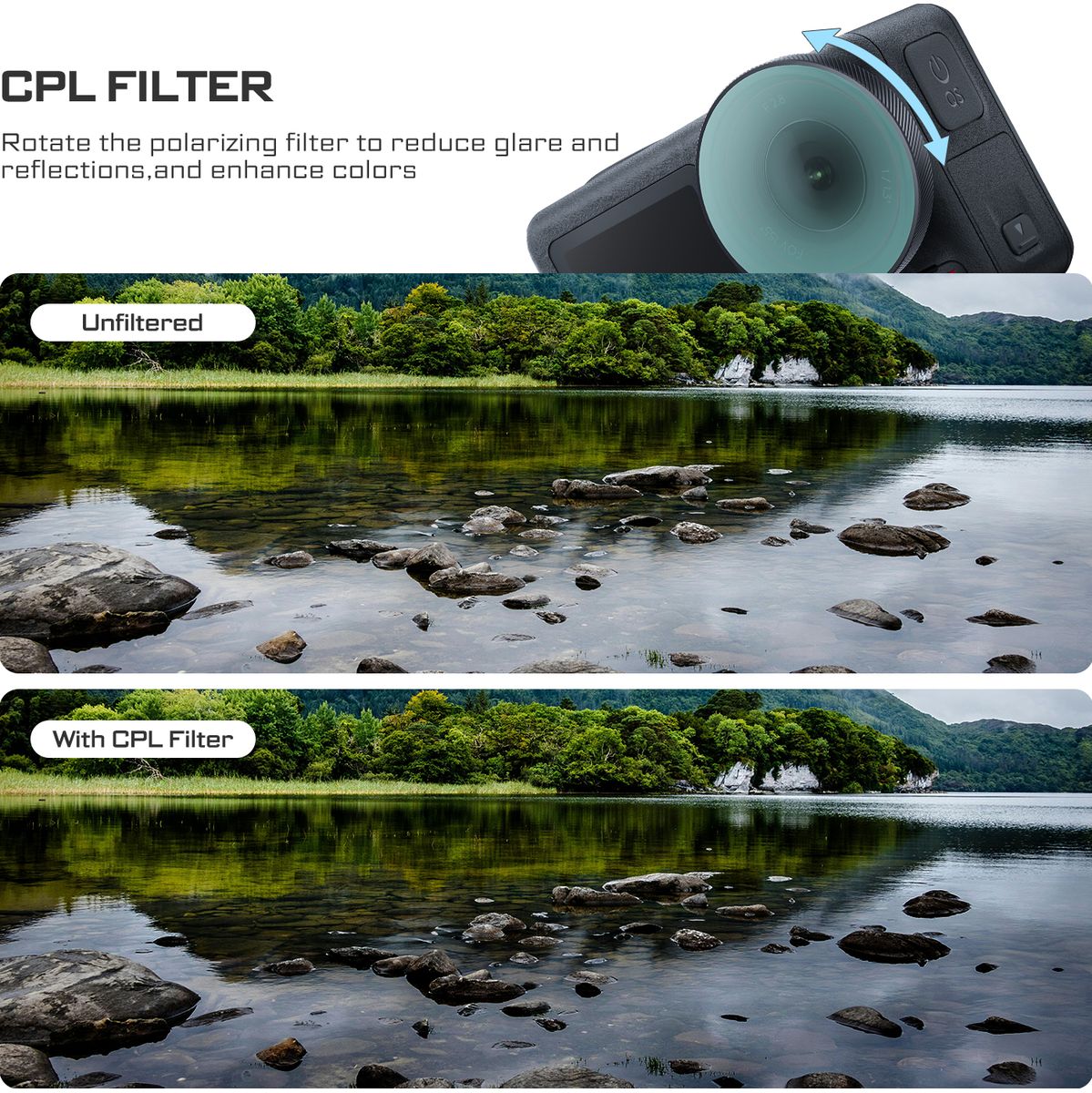 Freewell Osmo Action 5 Pro CPL Filter - image 2 of 5